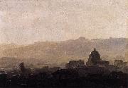 Pierre-Henri de Valenciennes View of Rome in the Morning painting